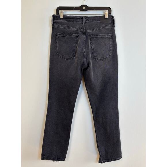 Citizens of Humanity Jolene Straight Jean Size 28 Distressed High Rise Dark Wash - Picture 11 of 15